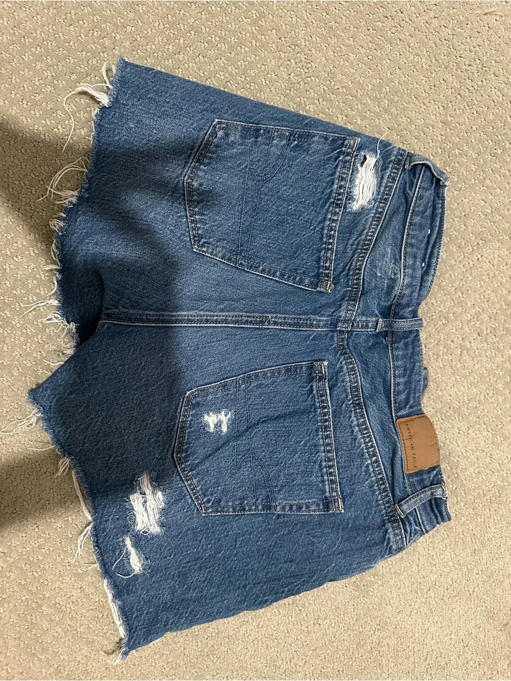 American Eagle High-Waist Denim Shorts